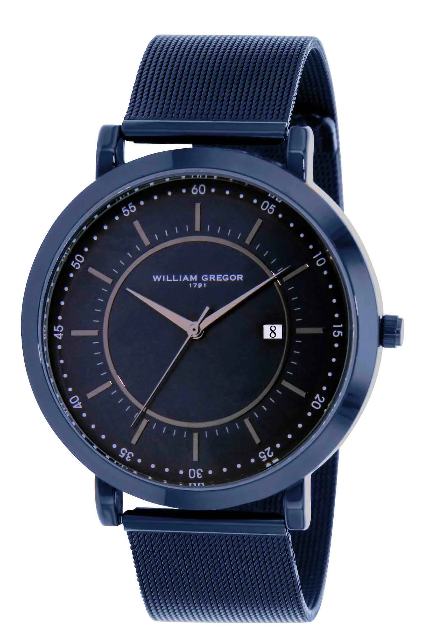 william_gregor_montre_bwg10023g_508.jpg | Bracelet bleu - Boitier bleu - Cadran bleu
