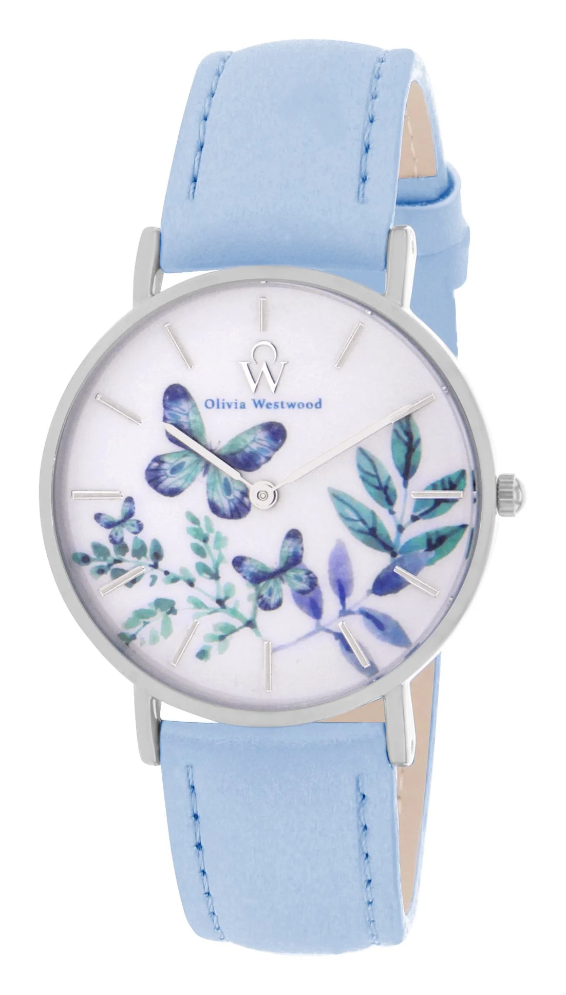 femme_montre_olivia_westwood_bow10012_215.jpg | Argent/Bleu Claire/Blanc