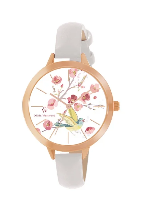 femme_montre_olivia_westwood_bow10022_808.jpg | Rose/Blanc/Oiseaux