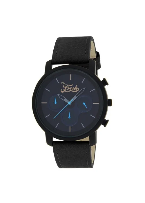 the_fresh_brand_montre_BFR50211_903.jpg Bracelet noir - Boitier noir - Cadran noir