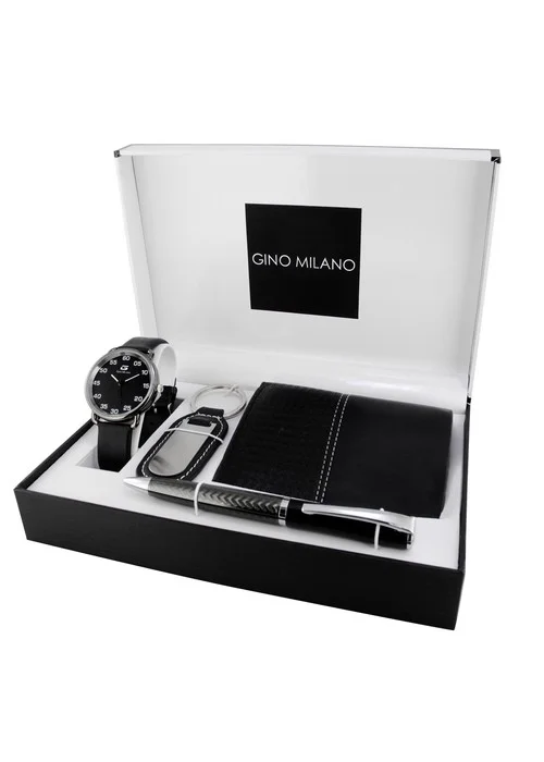 Gino Milano Montre homme - Coffret avec portefeuille, stylo et porte clé | Montre  Homme et Femme | MontrerMoi.com