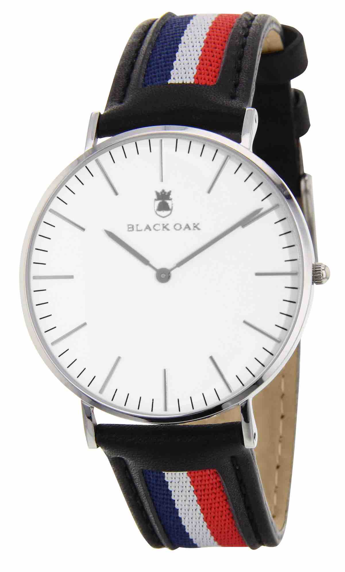 Montre homme black oak cuir et nato BX58904-138