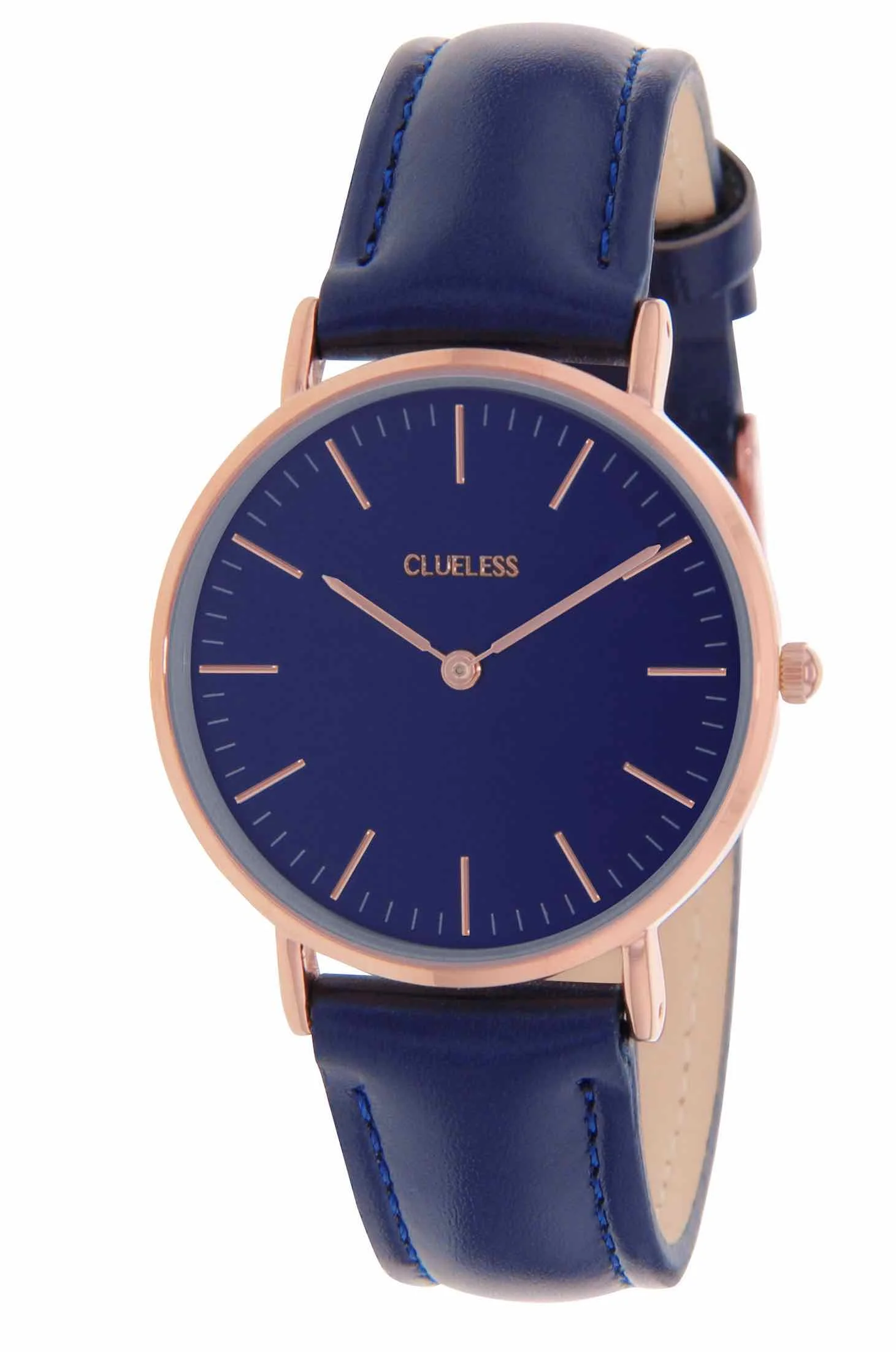 Clueless_Montre_bcl10072_804.jpg | Bracelet marin - Boitier or rose - Cadran bleu
