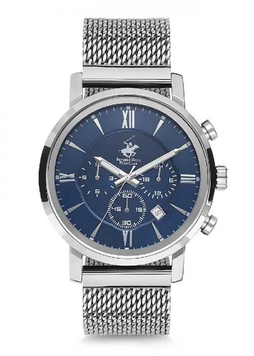Beverly Hills Polo Club Montre Homme | Bracelet Acier Inoxydable -  Mouvement: Miyota Multifonction | BBH2132 | Montre Homme et Femme |  MontrerMoi.com