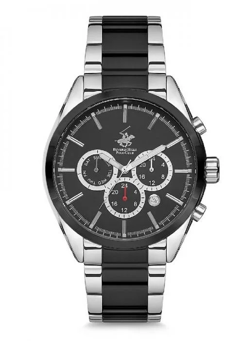 Montre Seiko Classique quartz cadran noir bracelet acier 40,2 mm