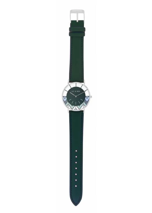 ivy-n-rox-womens-watch-green-leather-silver-BIR10002-205-open.jpg