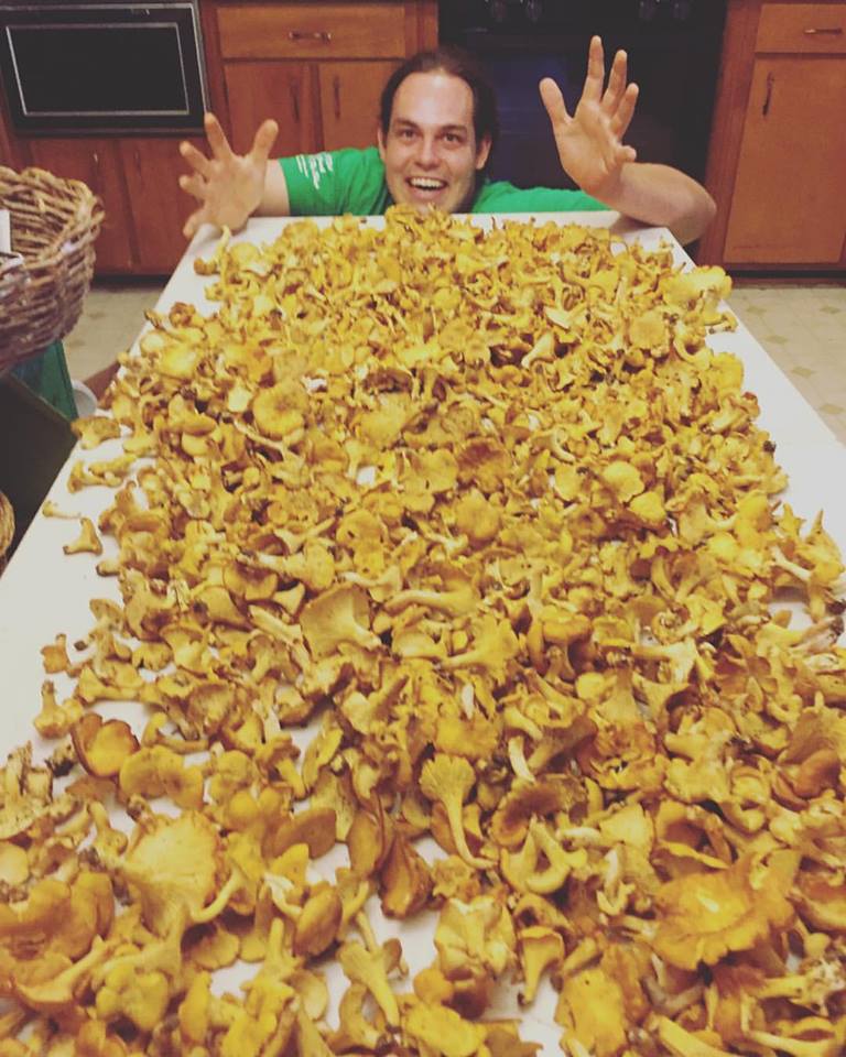  Even though I have harvested over 300 pounds each season for years, I will always be excited for a good haul. I covered several tables that night!