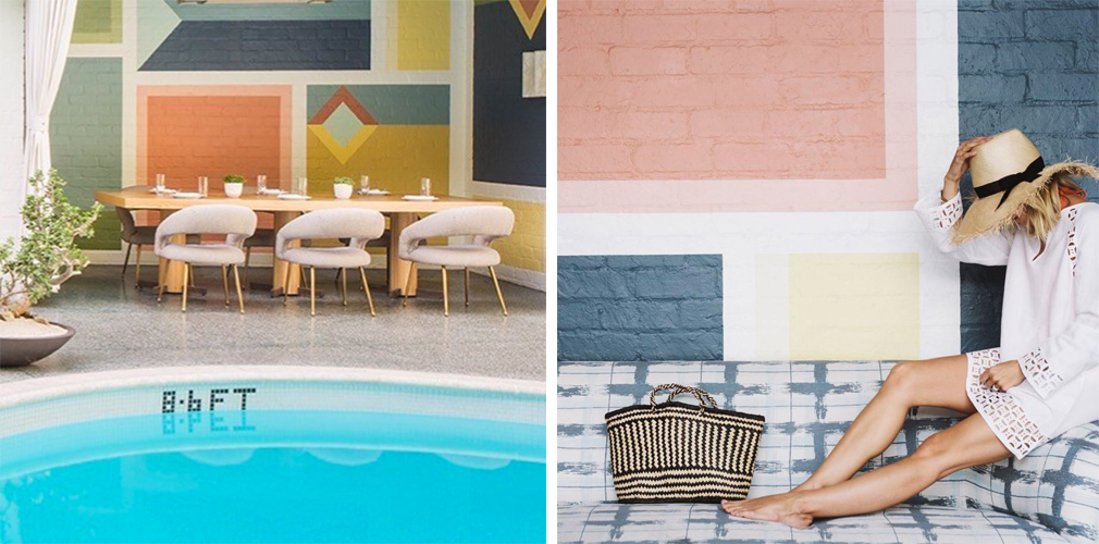 Left: @avalonhotels | Right:@Damselindior