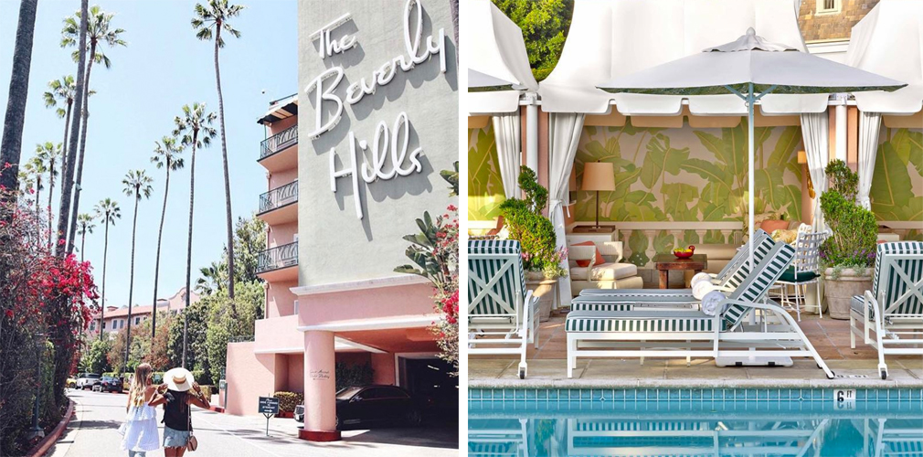 Letf: @sincerelyjules | Right: @bevhillshotel