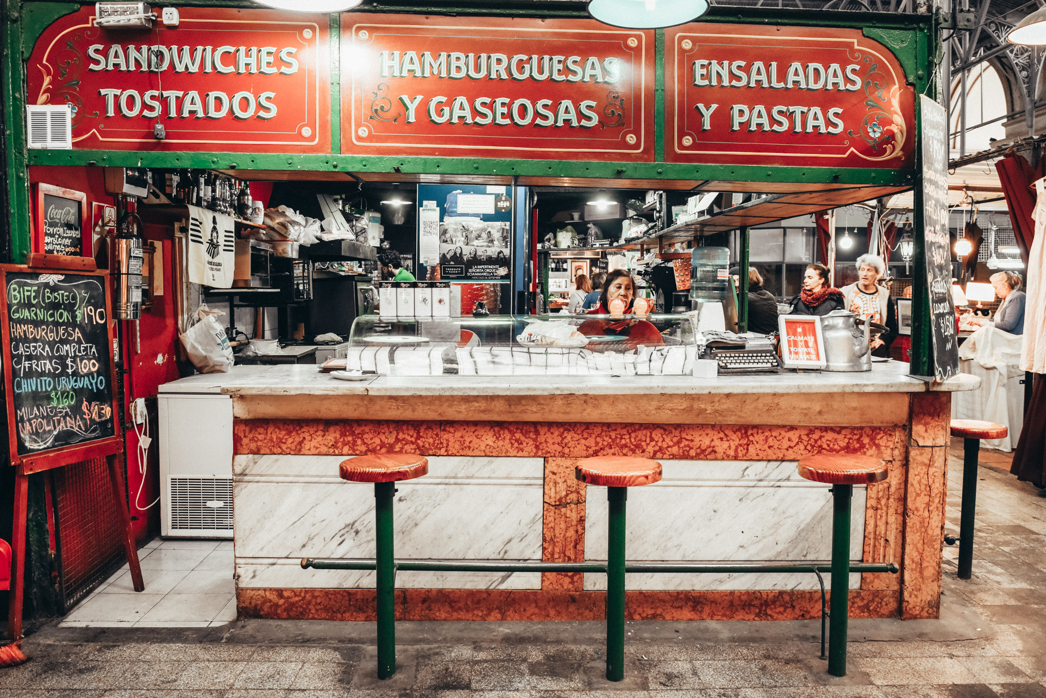 Inside the Mercado San Telmo