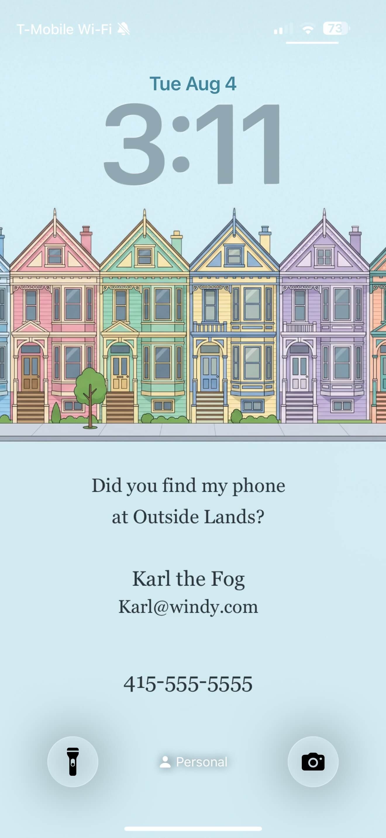 outside lands lockscreen