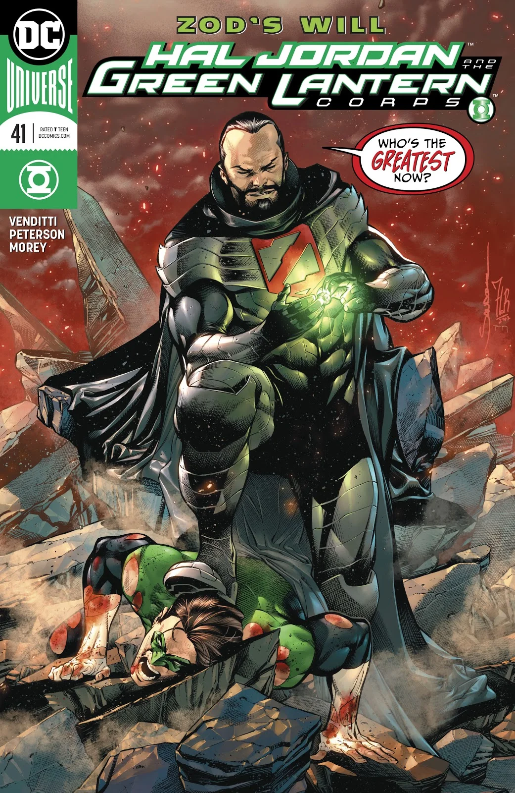 Hal Jordan and the Green Lantern Corps #41 Zod's Will Finale