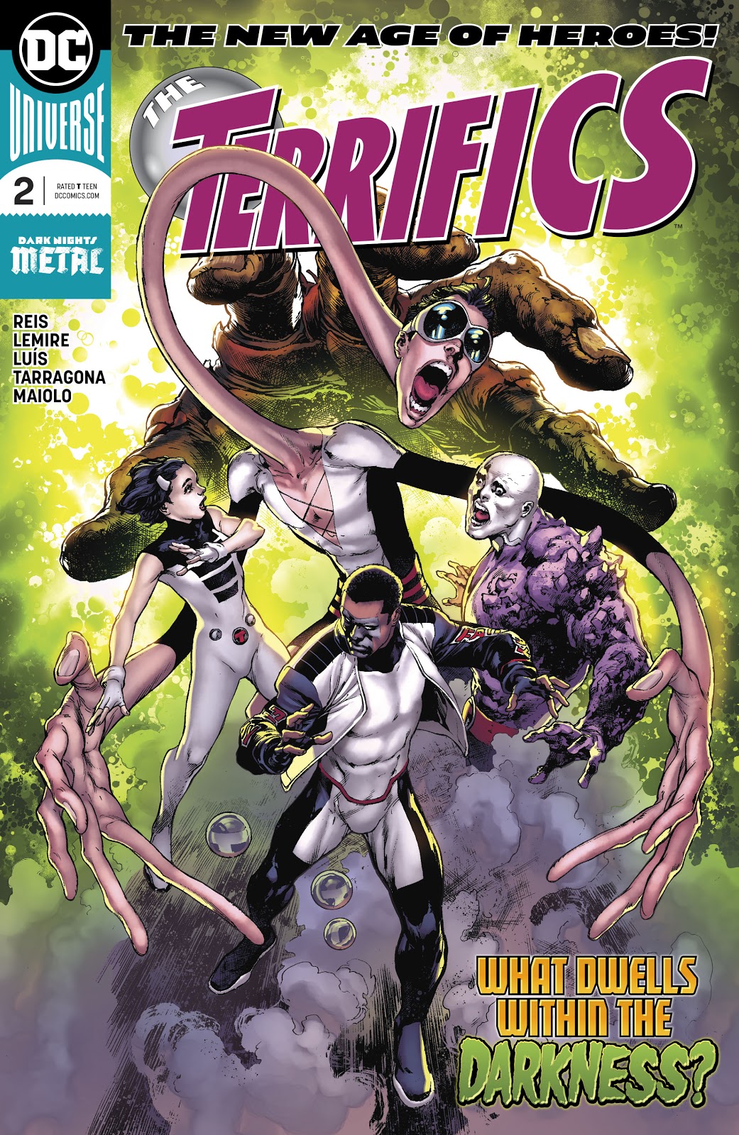 THE TERRIFICS From Dark Nights Metal DC Comics 'The New Age Of Heroes' 