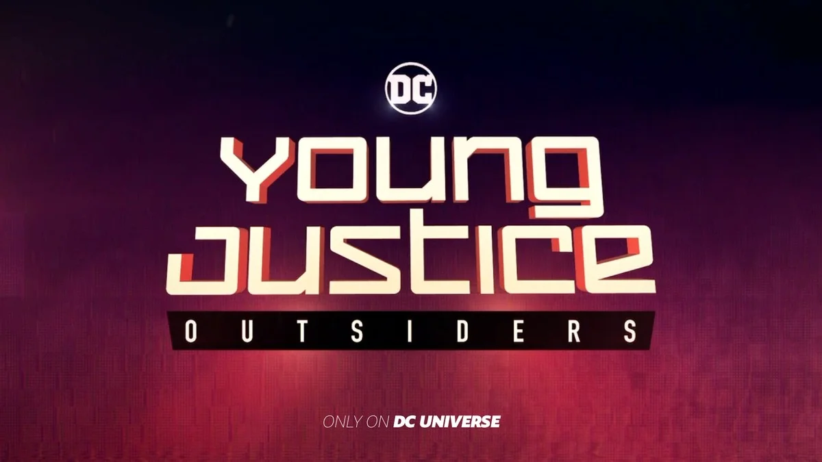 Young Justice: Outsiders logo via DC Comics. 