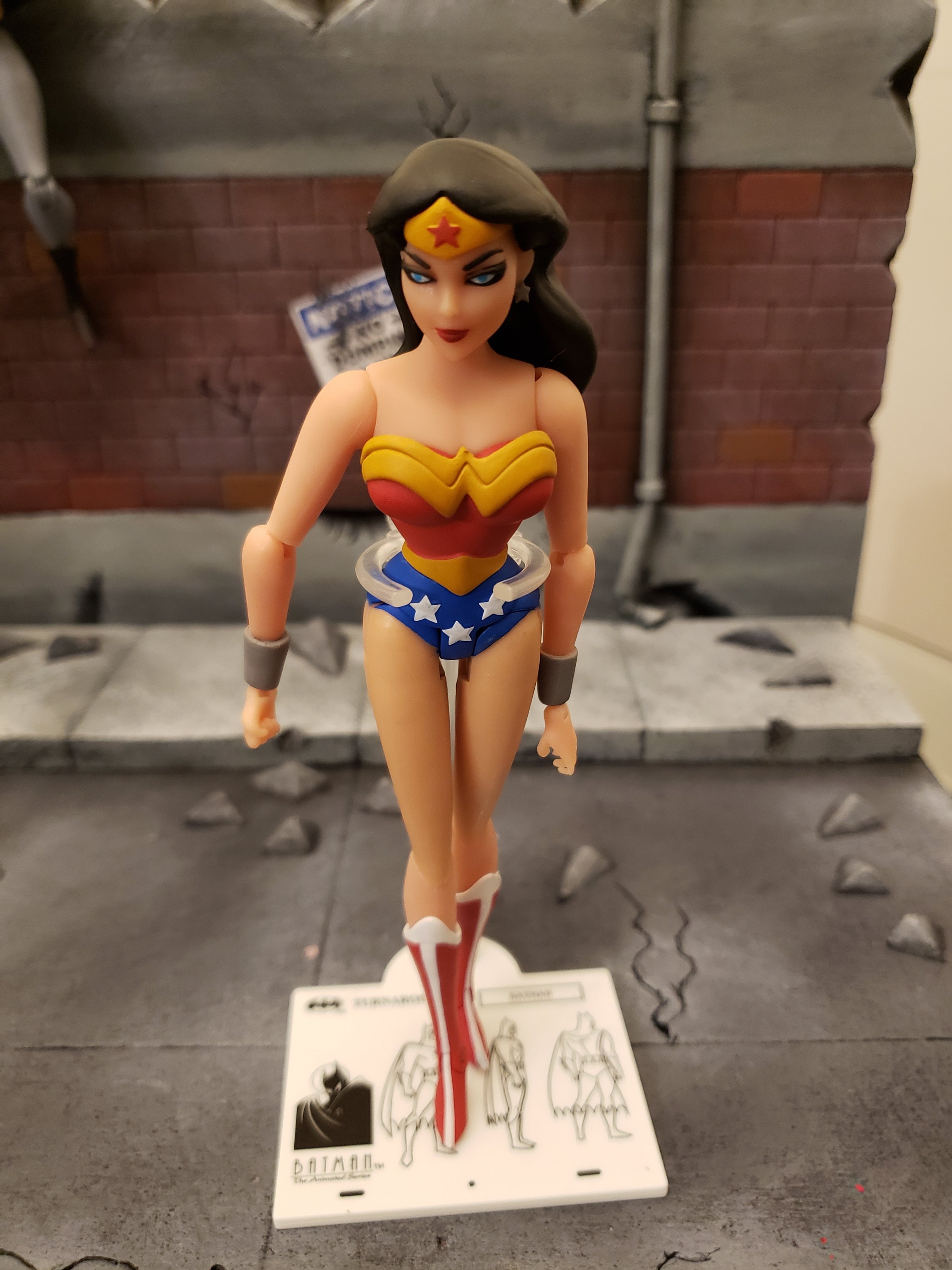 WONDER WOMAN JUSTICE LEAGUE ANIMATED DC COLLECTIBLES ACTION FIGURE 