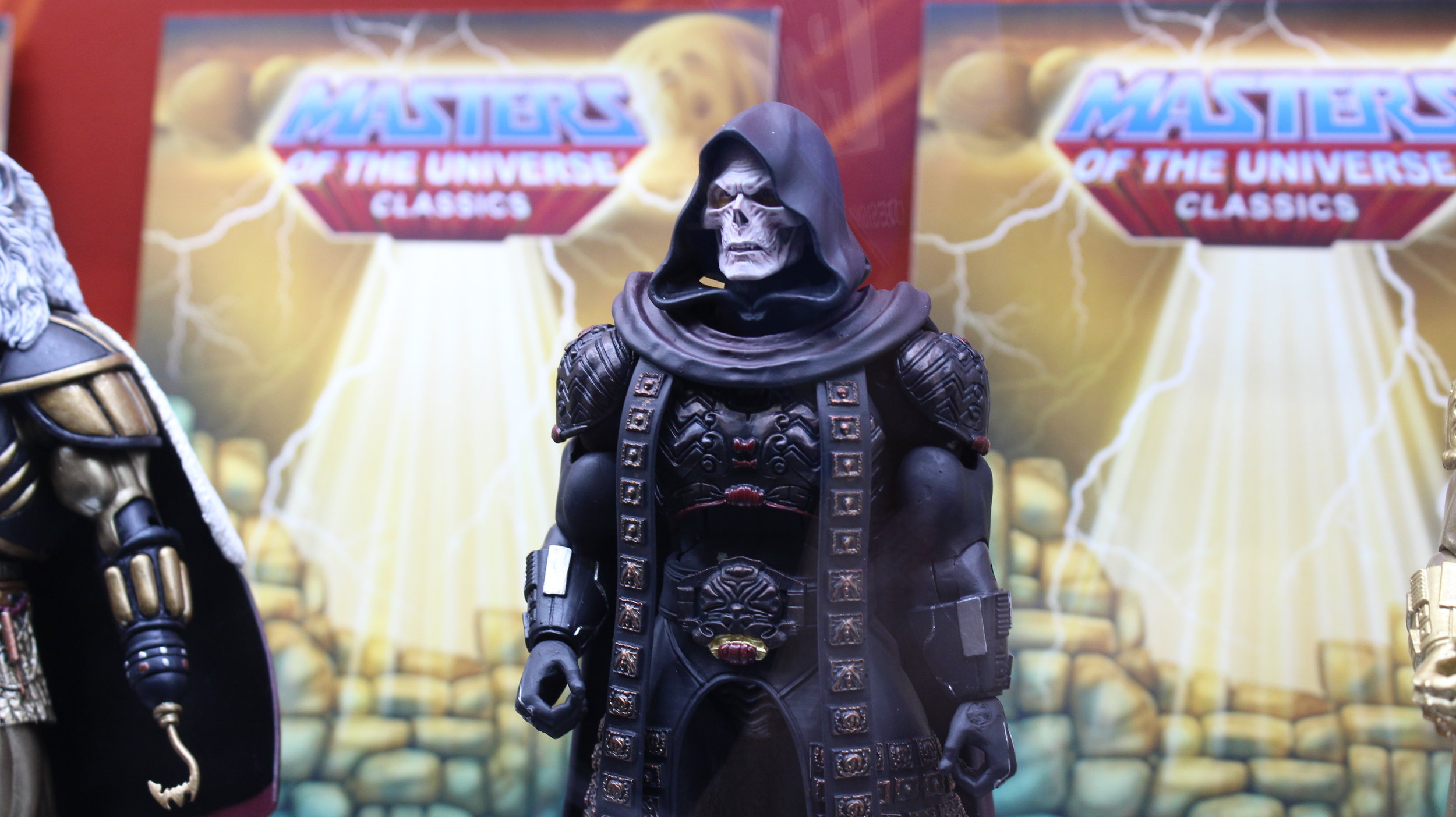 Super 7 Masters of the Universe Classics Display // NYTF2019