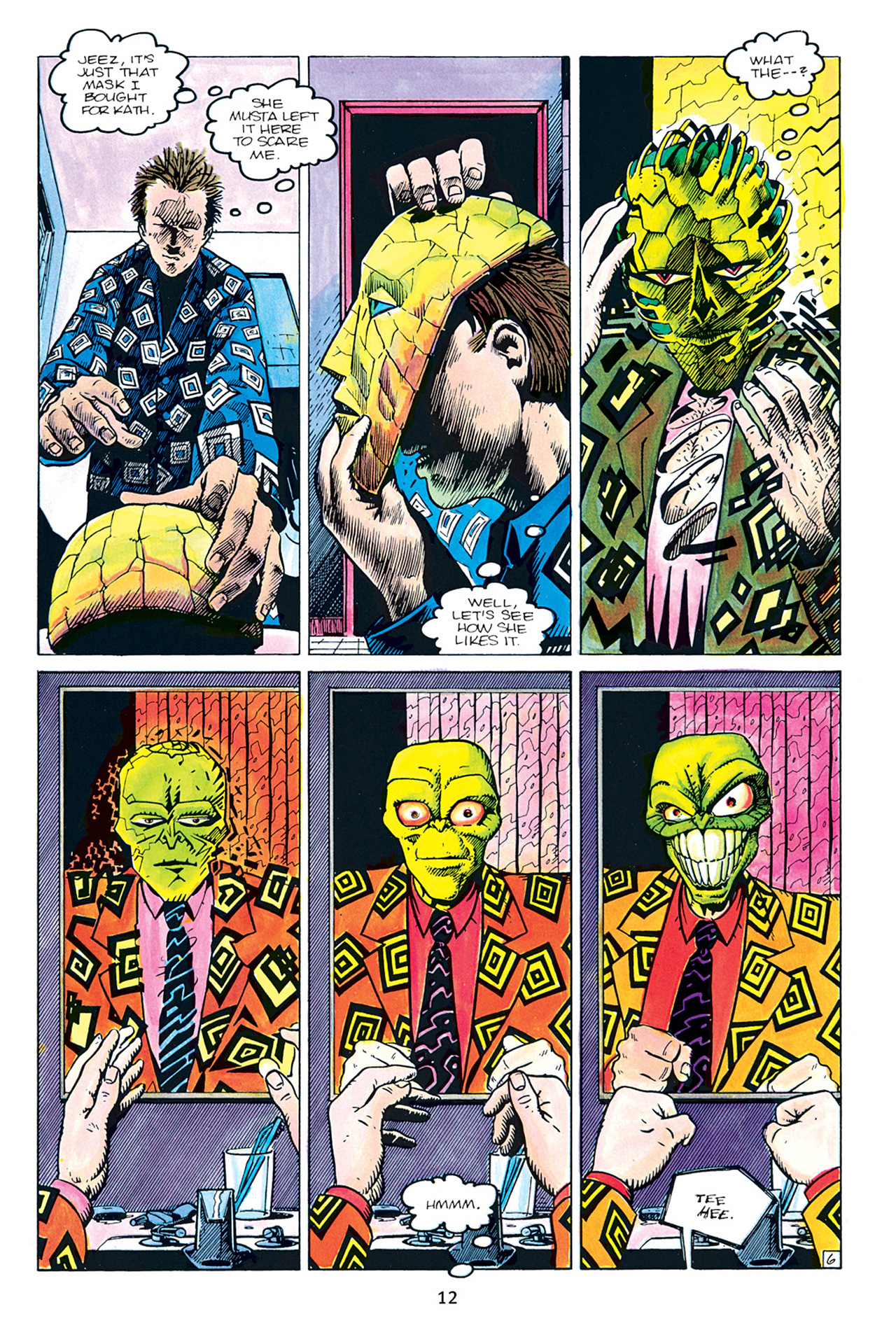 The mask comic book