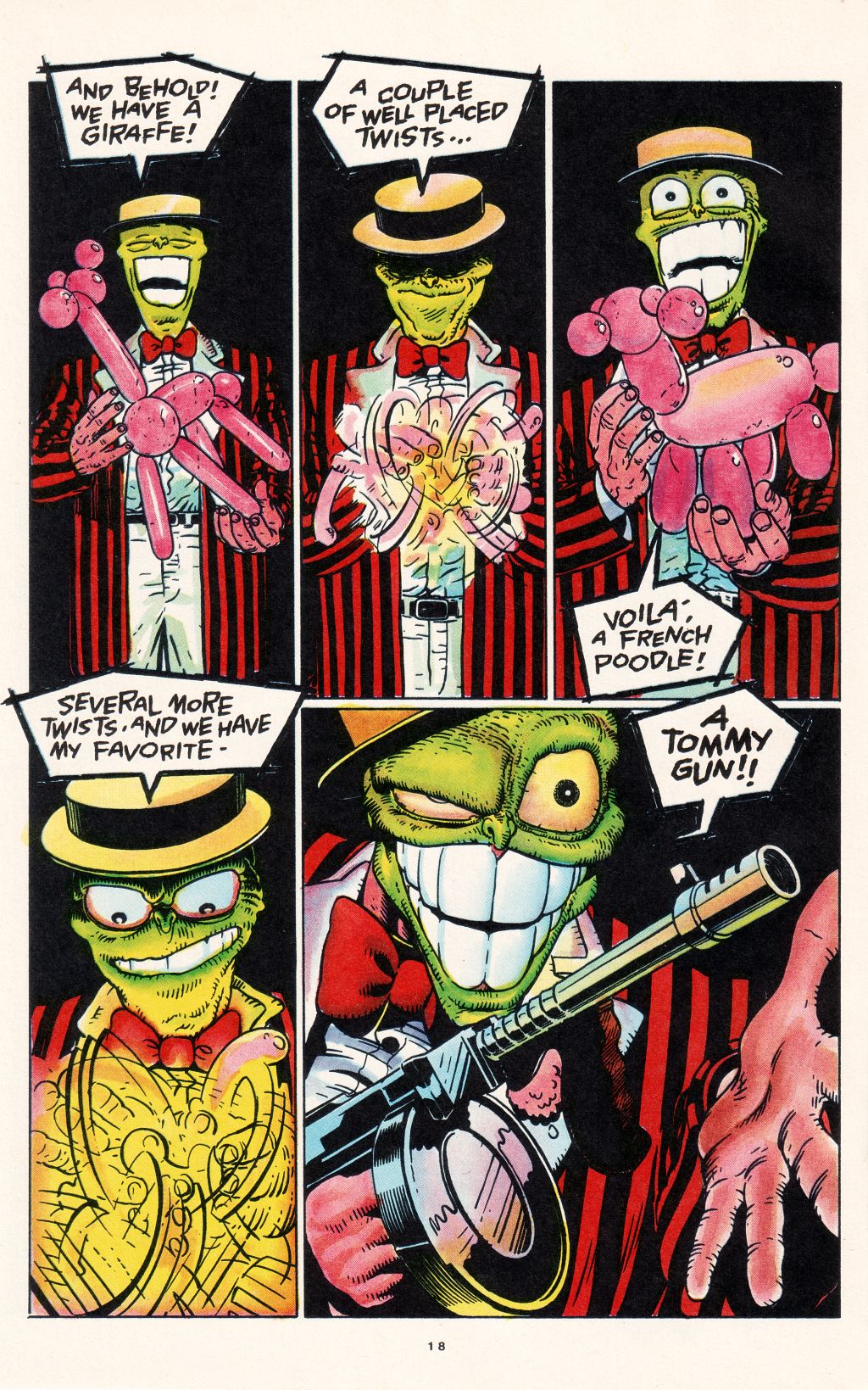 The mask comic book