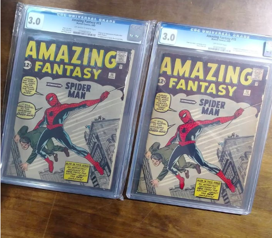 A Spider-Man comic for sale at Farpoint. Photo credit : Penelope Daniels