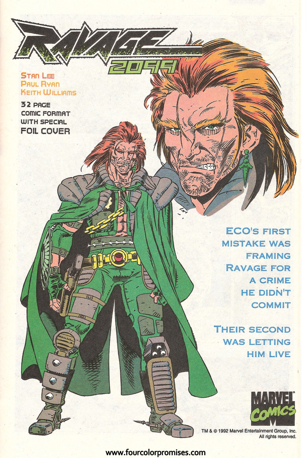 Ravage 2099 #13 December 1993 Marvel Comics