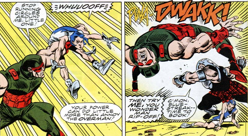 Even in 2000, punching Nazis was in style with Marvel, and I genuinely love it.