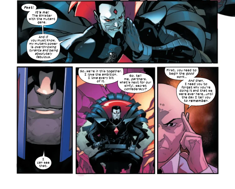 From Powers of X #4 by Jonathan Hickman, RB Silva, Marte Gracia, and Clayton Cowles