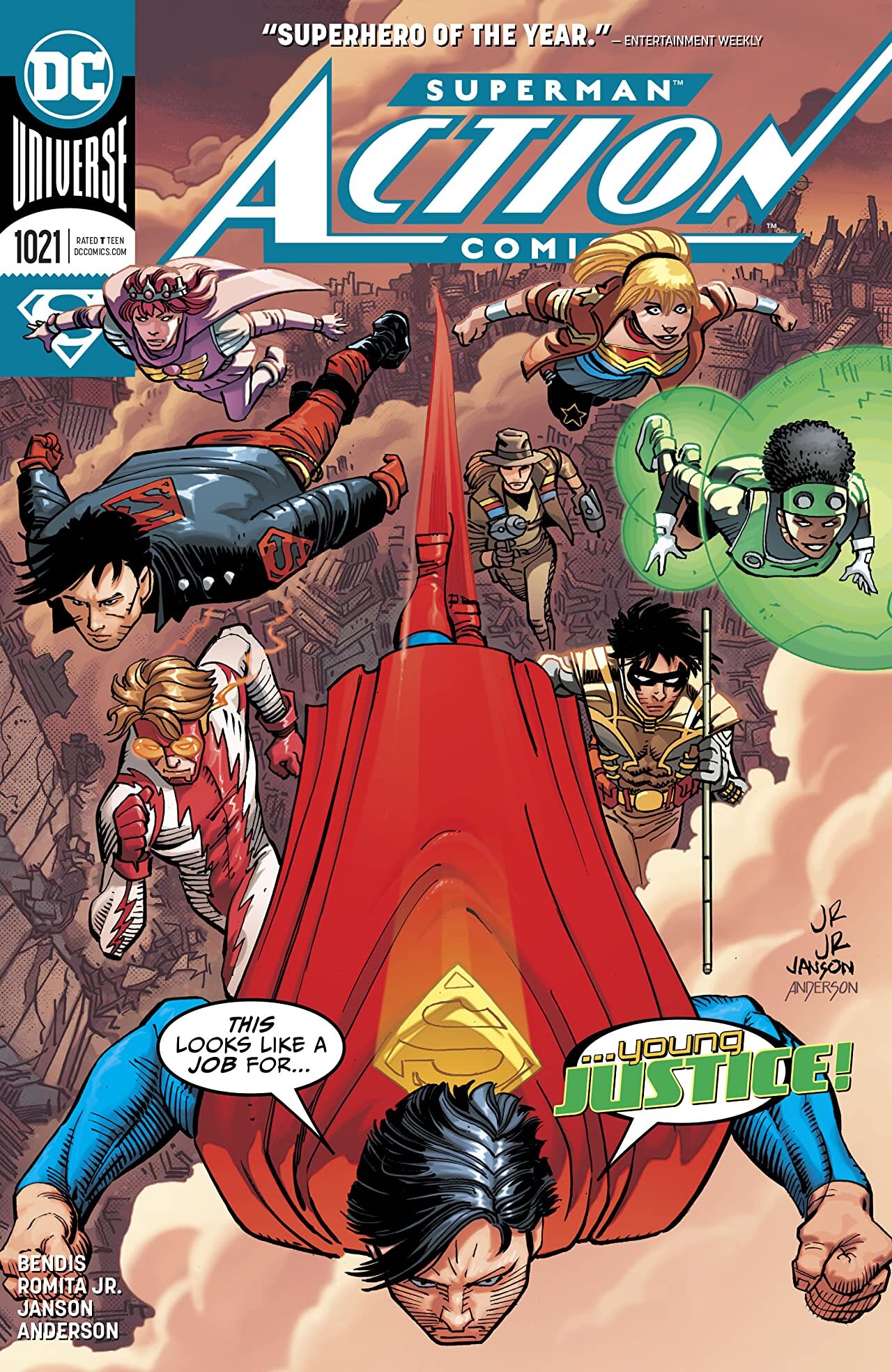 2020 Dc Comics First Print Romita Cover Action Comics #1019 