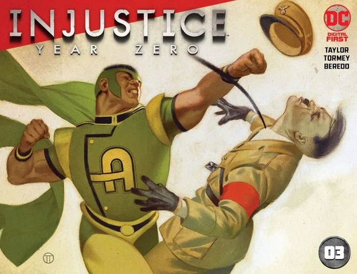 It looks like Tom Taylor is writing  "Injustice: JSA" // News