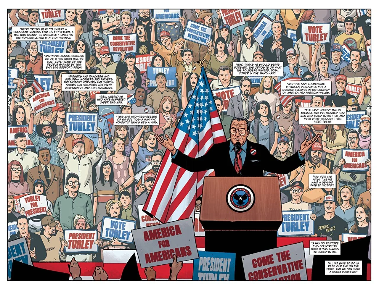 Trump Rorschach Rorschach #5 — You Don't Read Comics