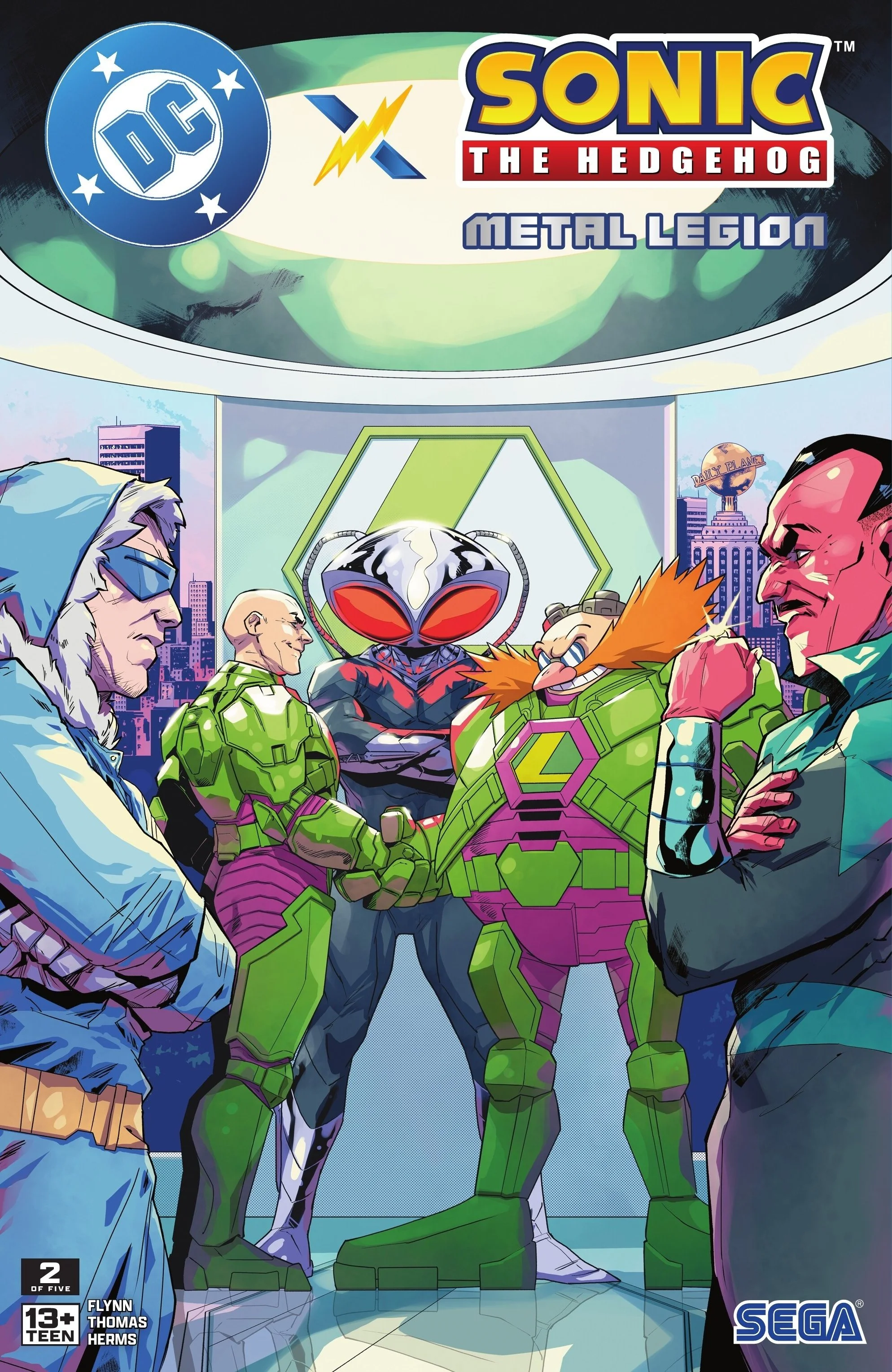 DC x Sonic the Hedgehog: Metal Legion #2 // Review