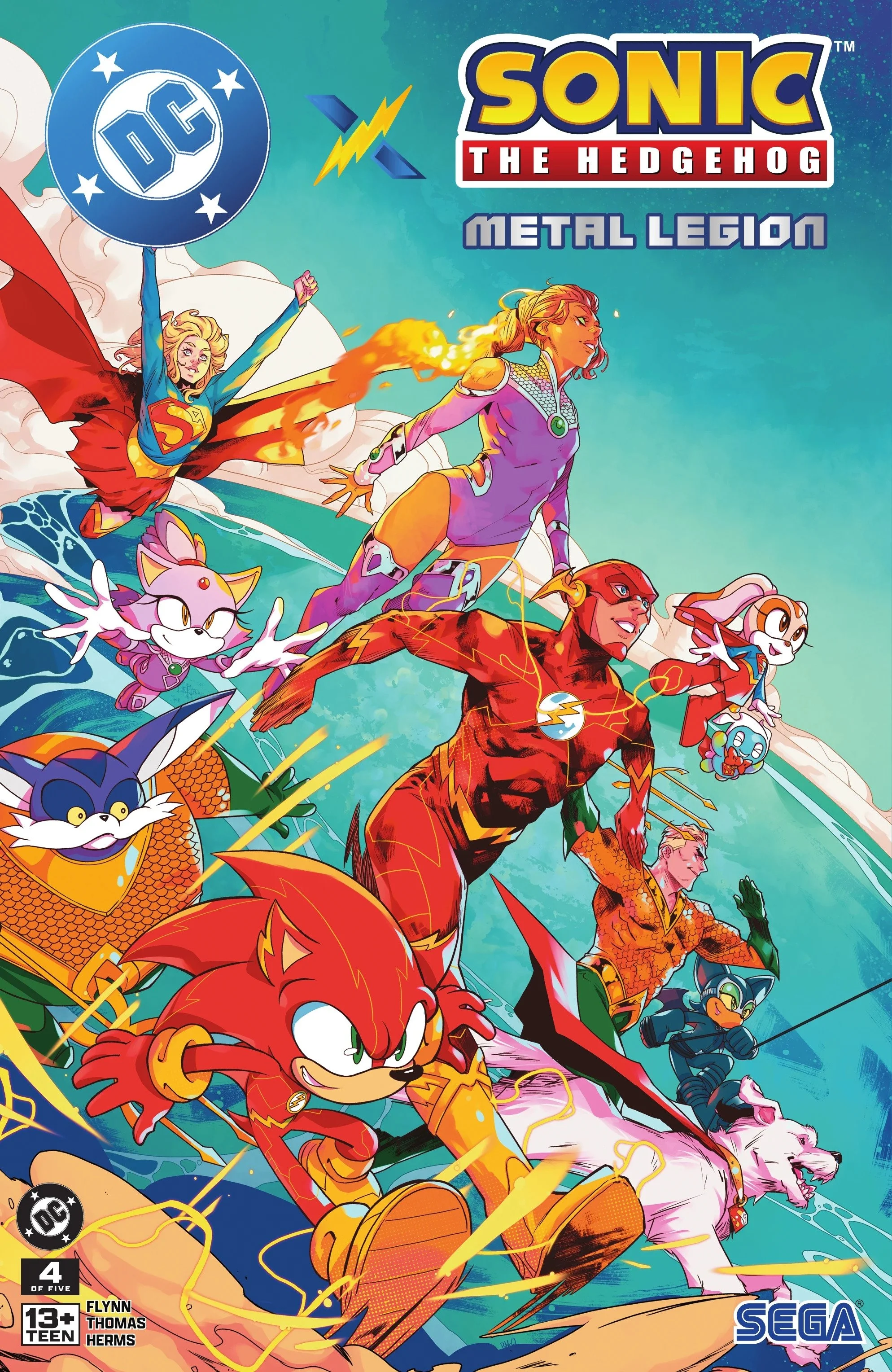 DC x Sonic the Hedgehog: Metal Legion #4 // Review