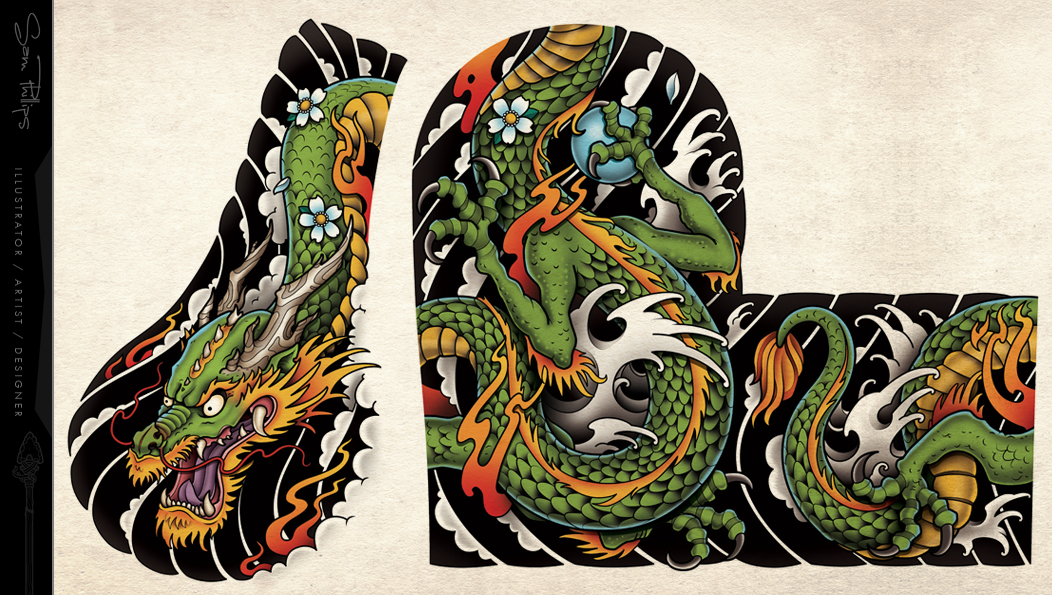 Japanese Dragon Tattoo Sam Phillips