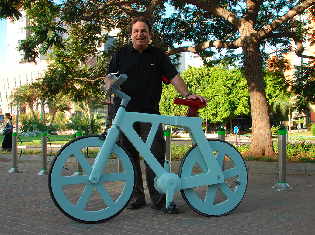 We featured innovation like this bicycle made of cardboard
