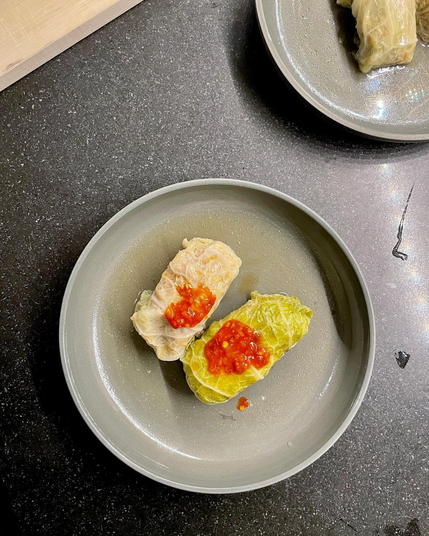 Growing up Polish, stuffed cabbage or Gołąbki always found their way onto our dinner table. For some reason the idea of making them was always intimidating but guess what, they&rsquo;re actually pretty damn easy to make. So, I guess we&rsquo;ll be e