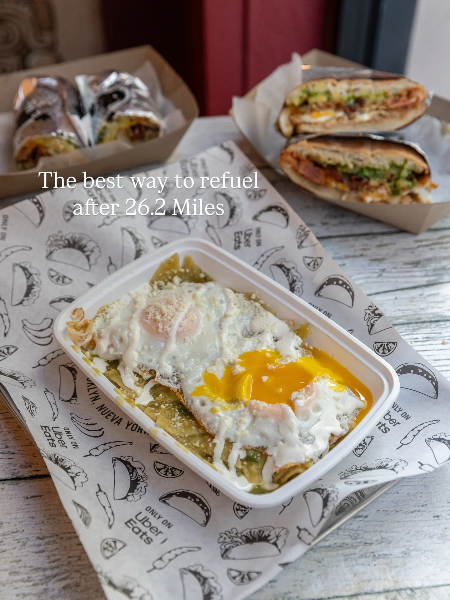 Marathon runners! Refuel the best way possible with a hearty and delicious breakfast at El Gallo. 🏃&zwj;♂️🏃🏼&zwj;♀️

Serving delicious breakfast every day of the week. 

📍Brooklyn, DUMBO, TSQ, Nolita, UWS 

#NYCMexicanFood #TacosNYC #MexicanResta