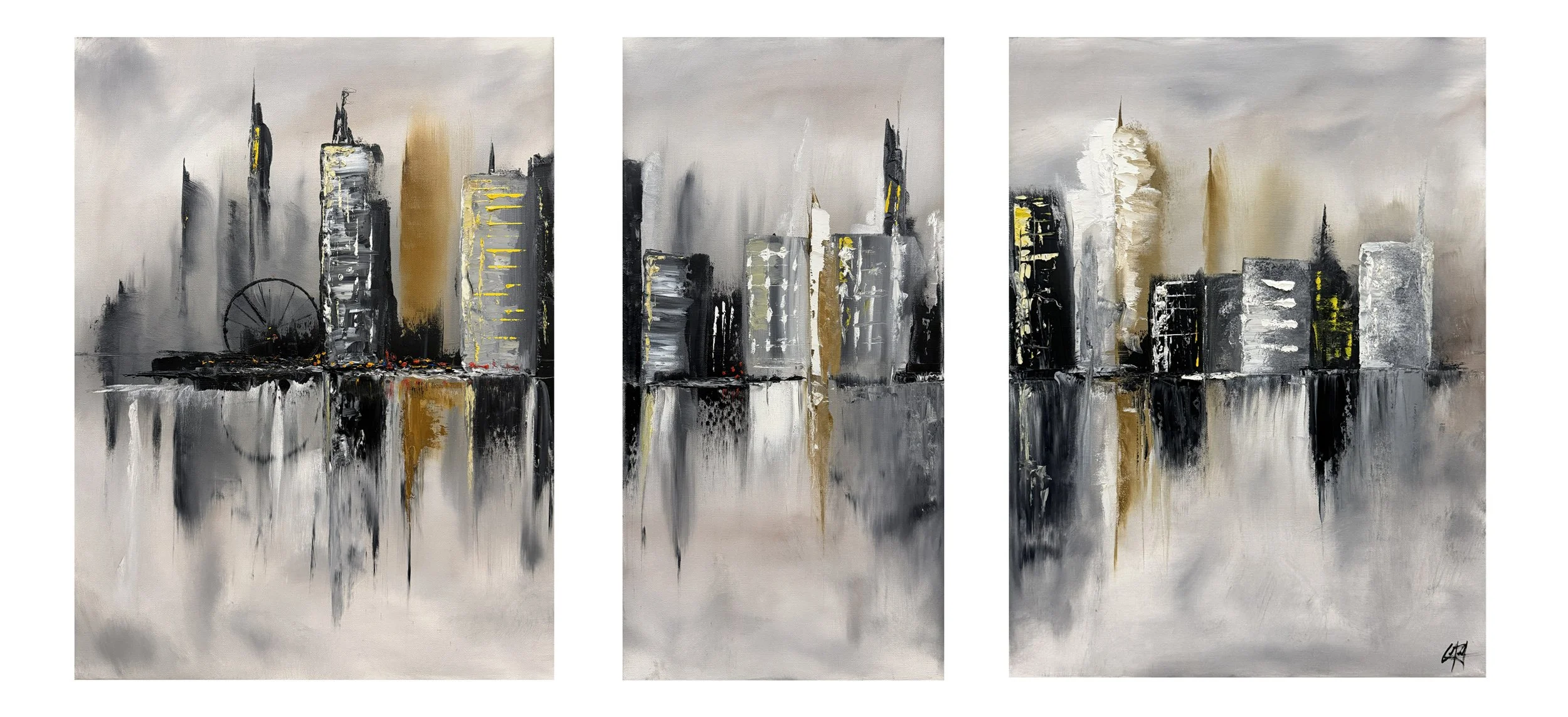   Impressionism on stretched canvas    18" 𝘟 24" | 12" 𝘟 24" | 18" 𝘟 24"    Medium | Oil  