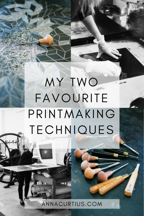 My two favourite printmaking techniques