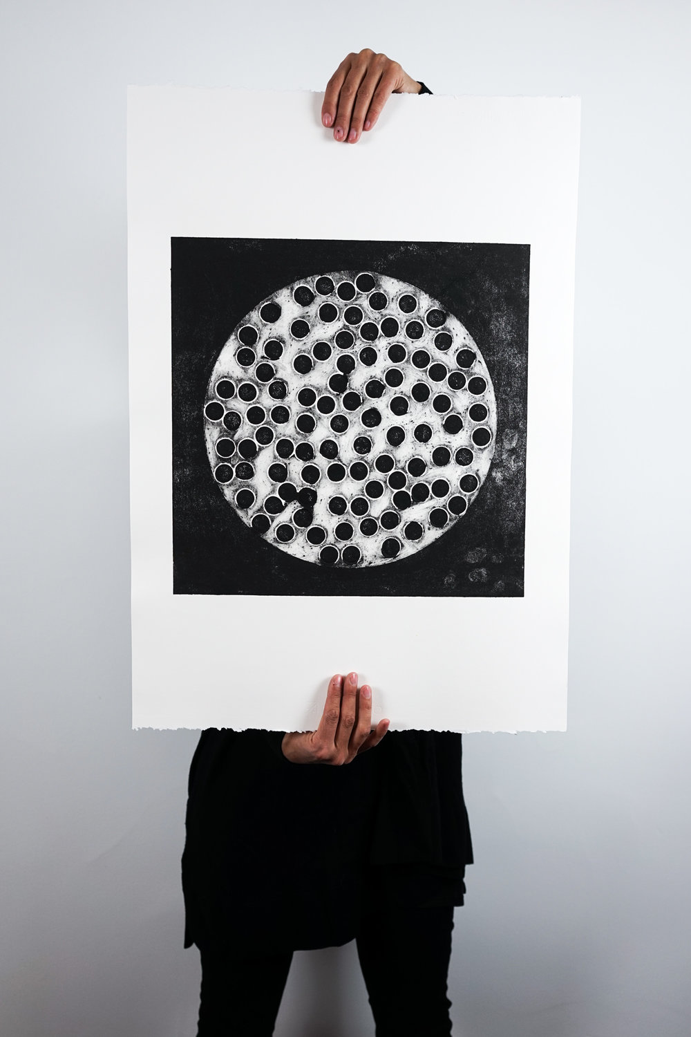 Collagraphy Print - Body Parts for Sale - 06 Eggs