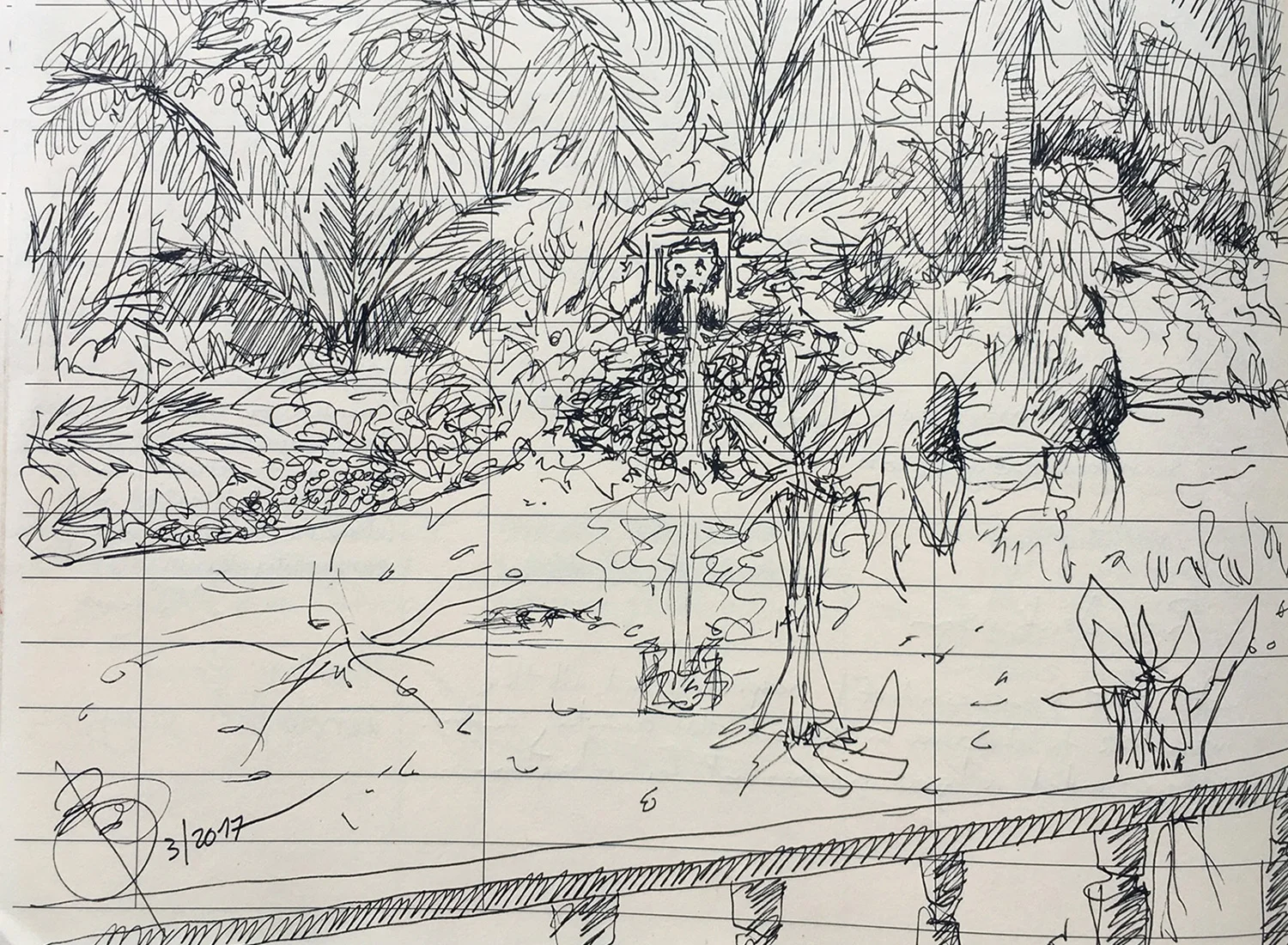 View from the Deck, Bruno from France, stayed March 2017
