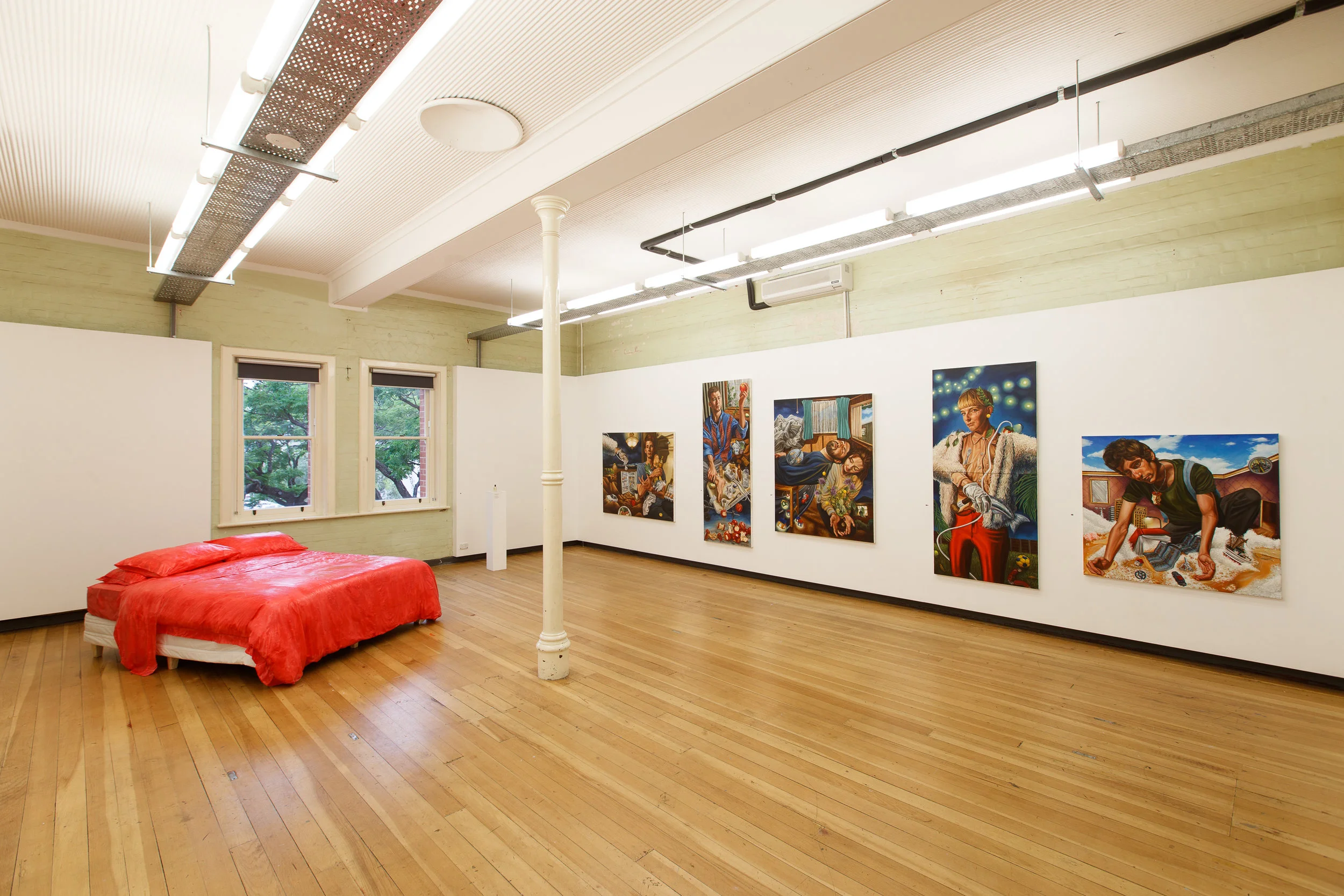 Crimson Joy (installation detail)