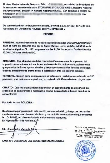 Documentación oficial de la concentración