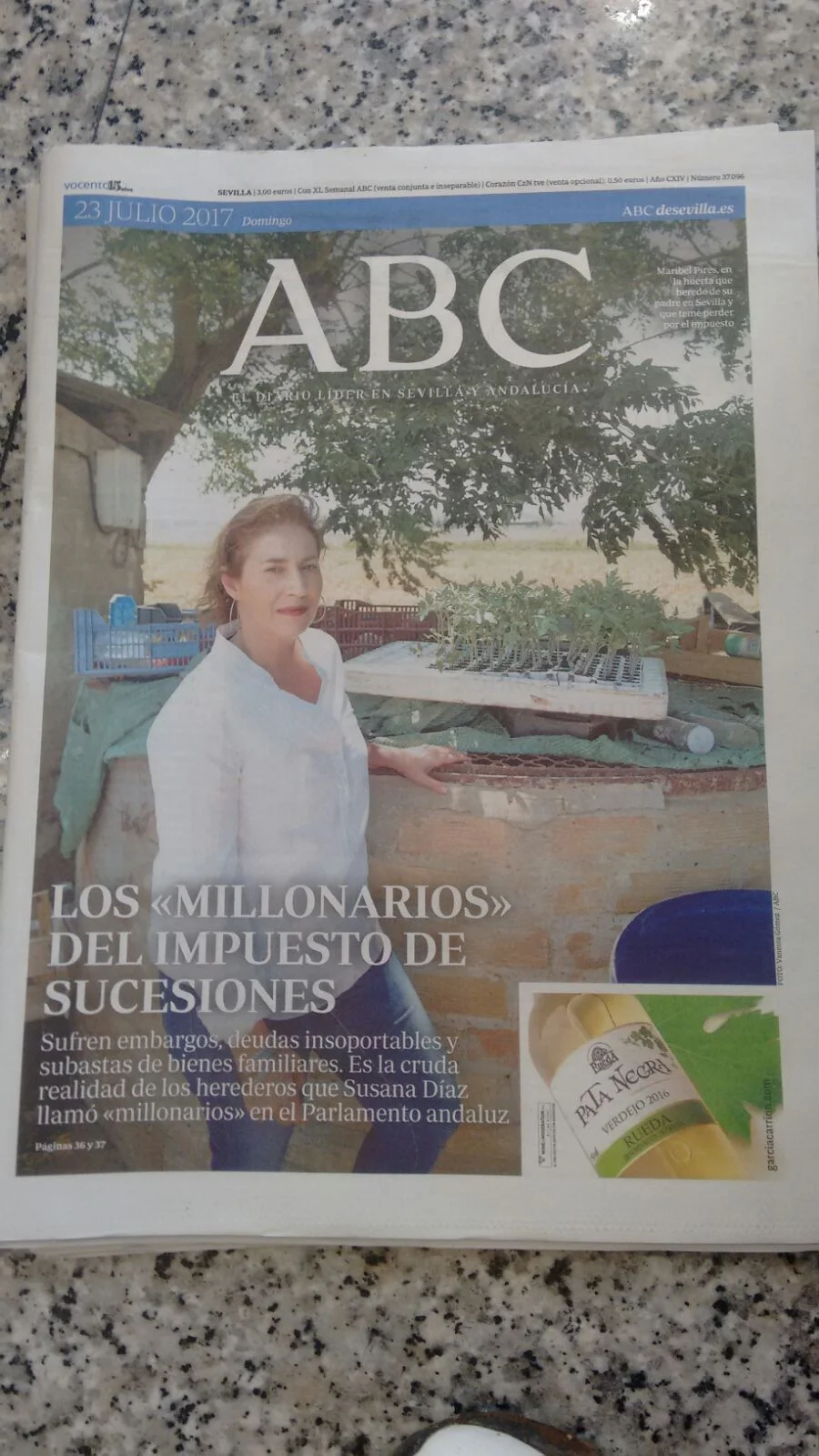 Portada ABCdeSevilla más información en: http://sevilla.abc.es/andalucia/sevi-cruda-realidad-millonarios-impuesto-sucesiones-andalucia-201707230826_noticia.html
