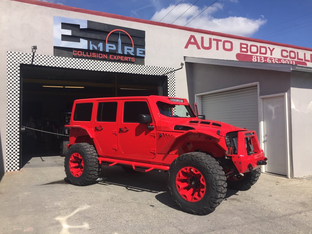 Top 35+ imagen custom red jeep wrangler Abzlocal.mx