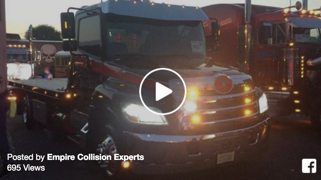 Empire Tow Truck Light Show! 