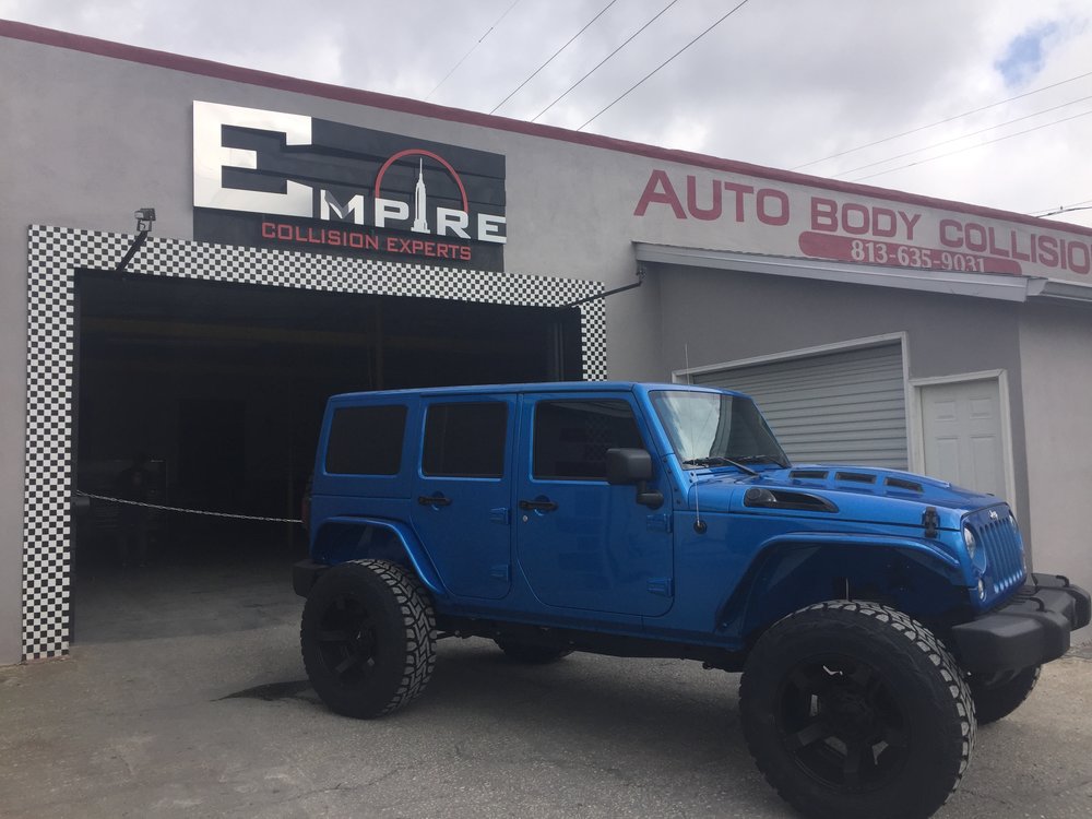 Blue Custom Jeep Wrangler — Empire Collision Experts