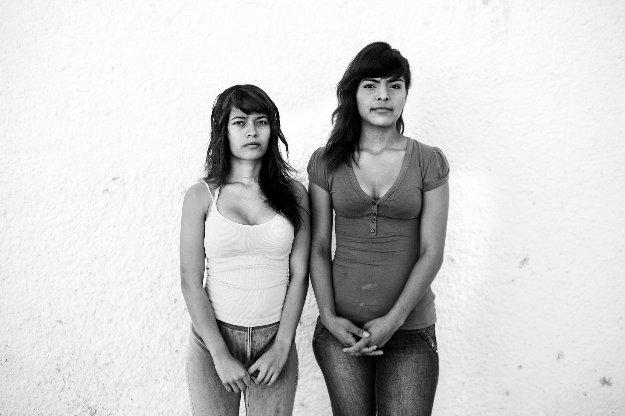  Claudia Ramirez Contreras, 21, and Eunice Ram�rez, 19, outside their prison cell in Ciudad Juarez, Mexico. The Ramirez sisters were models and party hostesses until they found themselves behind bars, accused of kidnapping. The young women would alle