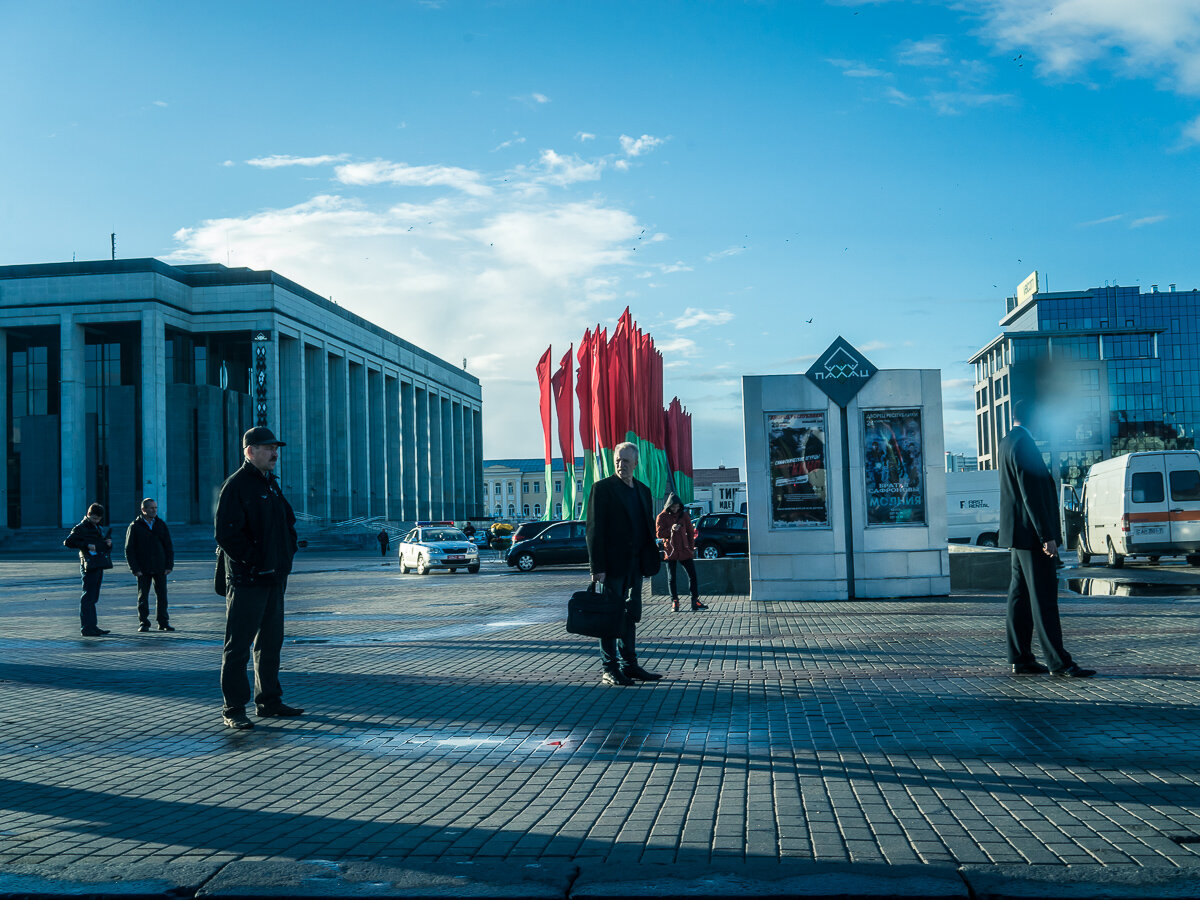  Kastrichnitskaya Square on Thursday, September 22, 2016 in Minsk, Belarus. 