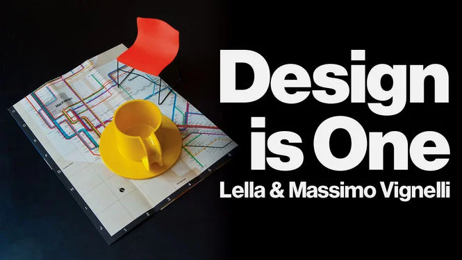 Design is One: Lella & Massimo Vignelli (2012) From the film’s website: “If you can’t find it, design it” is the motto of the Vignellis, whose renowned work ranges ”from the spoon to the city.” Kathy Brew & Roberto Guerra’s film brings us into the Vignellis’ world, capturing their intelligence and creativity, as well as their humanity, warmth, and humor."