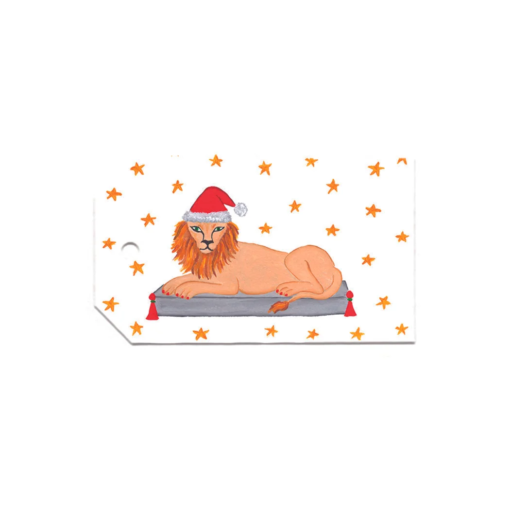 Starry Night the Lion Gift Tag Front .jpg