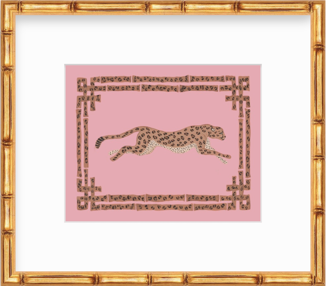 Pink Cheetah Print  Preppy Illustrated Print – Anne Marie Paper Co.
